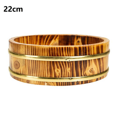 Riisi sushikauss puidust vanni ämber segamine Oke Hangiri puidust jaapani kast väike serveerimiskonteiner pesukausside valmistamine tünn