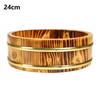 Riisi sushikauss puidust vanni ämber segamine Oke Hangiri puidust jaapani kast väike serveerimiskonteiner pesukausside valmistamine tünn