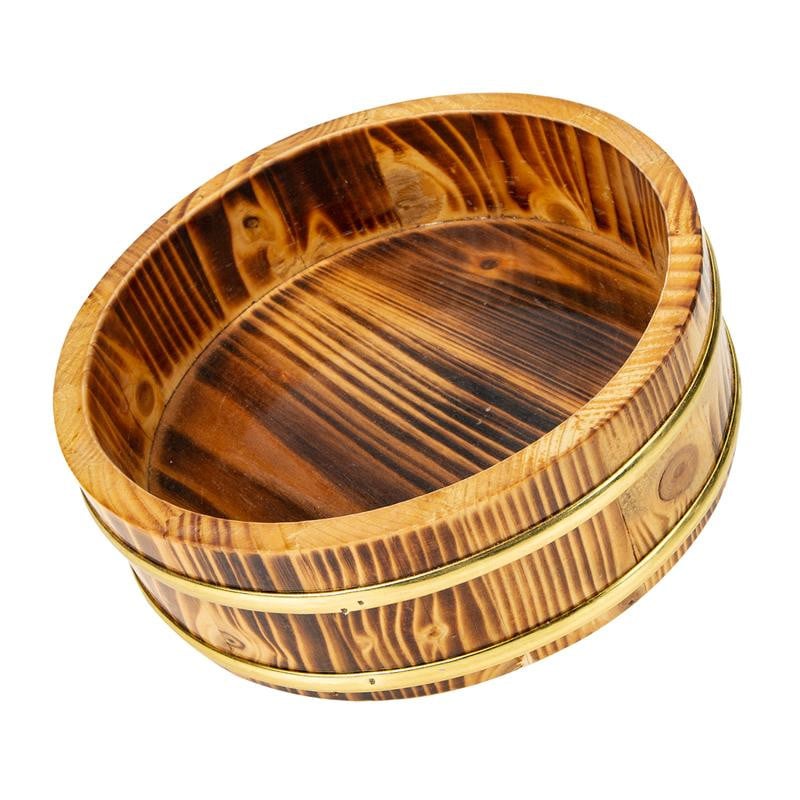 Riisi sushikauss puidust vanni ämber segamine Oke Hangiri puidust jaapani kast väike serveerimiskonteiner pesukausside valmistamine tünn