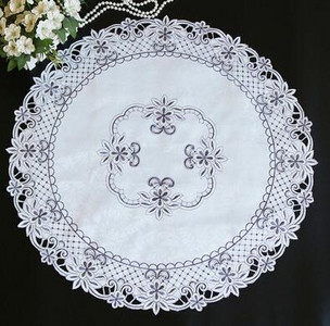 HOT prun bossom trandafir flori satin brodat acoperire de masă pânză prosop față de masă Crăciun nuntă decor petrecere acasă