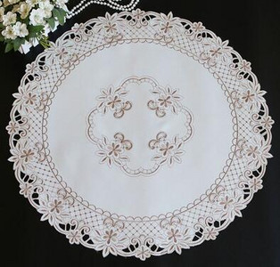 HOT prun bossom trandafir flori satin brodat acoperire de masă pânză prosop față de masă Crăciun nuntă decor petrecere acasă