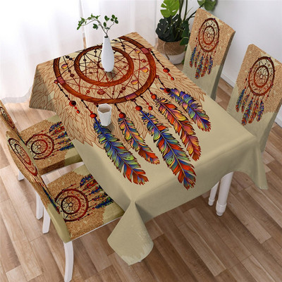 BeddingOutlet Dreamcatcher vízálló terítő Funkcionális virágos terítő piknik partihoz Mandala Bohém terítők