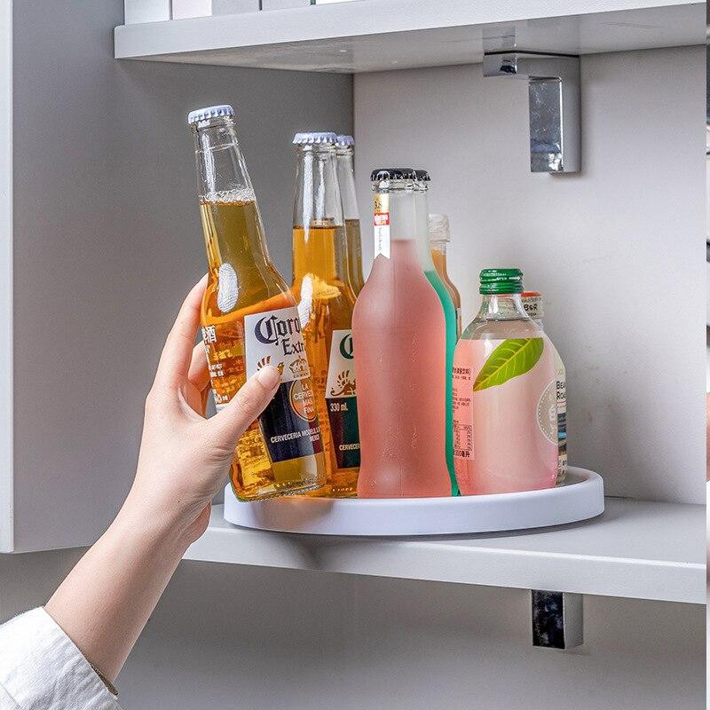 1/2 pakopos 360 besisukanti virtuvės laikymo lentyna, pasukamas pakopinis virtuvės prieskonių laikiklis spintelėms sandėliuko neslidi laikymo lėkštė