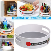 2021 NAUJAS Virtuvės maisto laikymo konteineris Plastikinis 360 rotacinis laikymo stovas Daugiafunkcis neslystantis laikymo padėklas