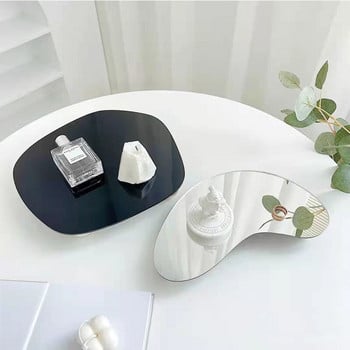 Nordic Acrylic Aromatherapy Ornaments Δίσκος αποθήκευσης Creative Irregular Perfume Tray Jewelry Desktop Cosmetics Organizer