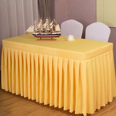 Sada obrusov do zasadacích miestností, hotel, školenie, kancelária, výstava, aktivita, obdĺžniková sukňa na stôl, prihlásiť sa, obrus na mieru