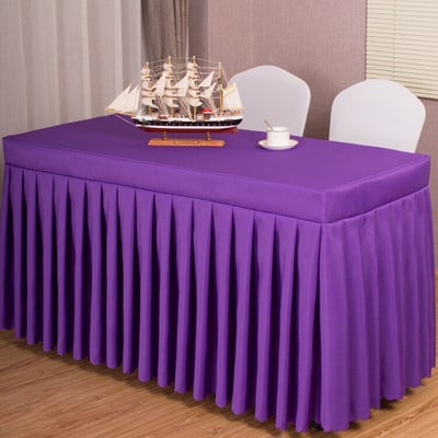 Sada obrusov do zasadacích miestností, hotel, školenie, kancelária, výstava, aktivita, obdĺžniková sukňa na stôl, prihlásiť sa, obrus na mieru