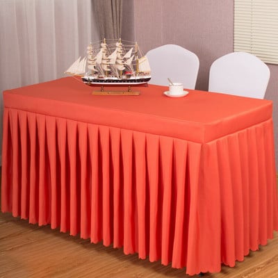 Sada obrusov do zasadacích miestností, hotel, školenie, kancelária, výstava, aktivita, obdĺžniková sukňa na stôl, prihlásiť sa, obrus na mieru