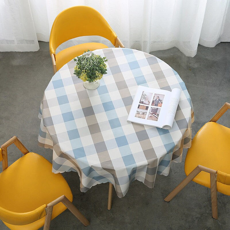 Moderan stil Vodootporan, otporan na ulja, otporan na opekotine, bez pranja Hotelski restoran Okrugli oblik Kuhinjski stolnjak F8463