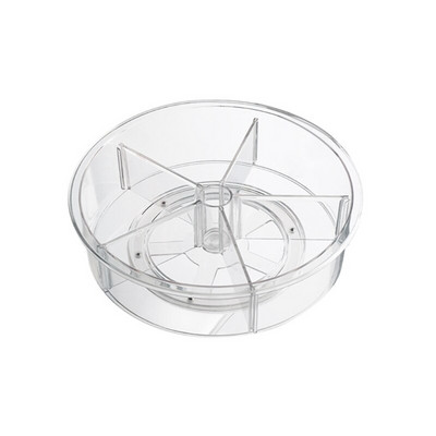 1 bucată 9/12 inch plată rotativă pentru organizare și containere de depozitare pentru dulap, cămară, frigider, blat, condimente de bucătărie