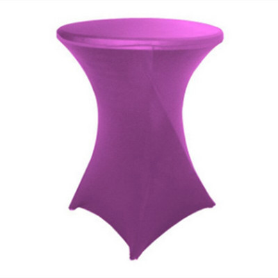 Spandex Stretch Svadobný Obrus Elastický Lycra Obrus na Koktailový Barový Obrus Domov Hotel Párty Svadobná Dekorácia
