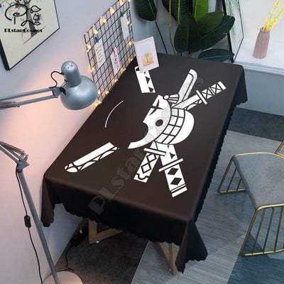Obrus z jedného kusu, 3D tlačený štvorcový/obdĺžnikový, prachotesný obrus na stôl, na párty, bytové dekorácie, kryty na televízor