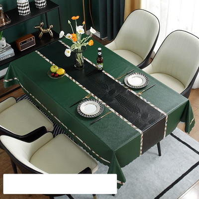 Piesă pe acoperiș de masă Pânză Față de masă dreptunghiulară Pânză de ulei Față de masă impermeabilă Pvc Bucătărie de acasă Decor pentru petreceri Eco