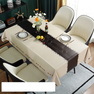 Piesă pe acoperiș de masă Pânză Față de masă dreptunghiulară Pânză de ulei Față de masă impermeabilă Pvc Bucătărie de acasă Decor pentru petreceri Eco