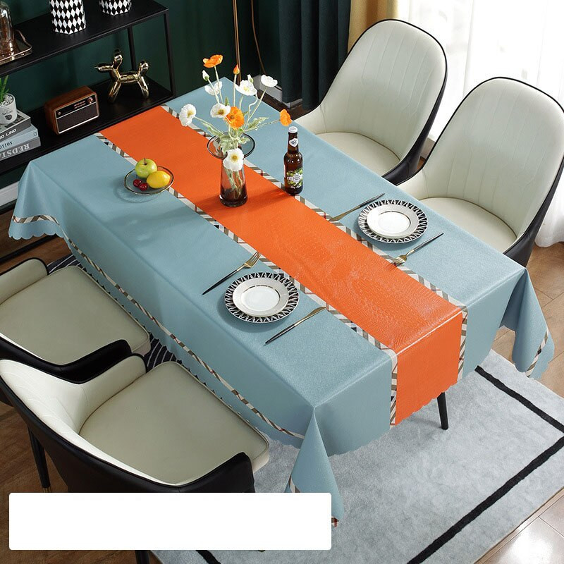 Piesă pe acoperiș de masă Pânză Față de masă dreptunghiulară Pânză de ulei Față de masă impermeabilă Pvc Bucătărie de acasă Decor pentru petreceri Eco