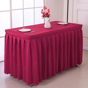 Meijuner 2021 Hot Hotel konferenciaterem asztali szoknya poliészter esküvői bankett asztalterítő otthoni terítő
