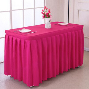 Meijuner 2021 Hot Hotel konferenciaterem asztali szoknya poliészter esküvői bankett asztalterítő otthoni terítő