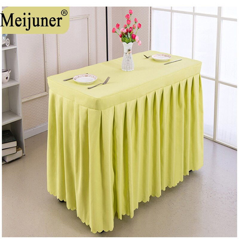 Meijuner 2021 Hot Hotel konferenciaterem asztali szoknya poliészter esküvői bankett asztalterítő otthoni terítő