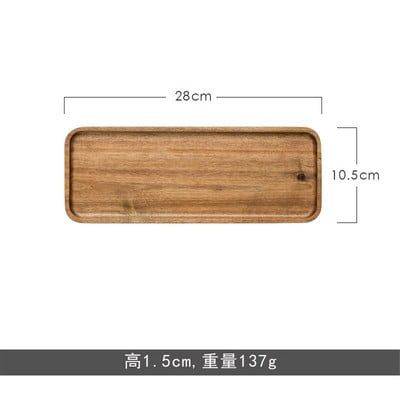 Fatálca Japán stílusú konyhai tárolótálcák elhelyezhetők Steak Gyümölcs Snack Kávétál Tea Torta Könnyen tisztítható