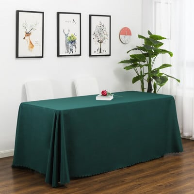 Staltiesės stačiakampis vestuvių vakarėliui dekoruoti Baltos staltiesės staltiesės namų viešbučių gimtadienio renginių dekorams