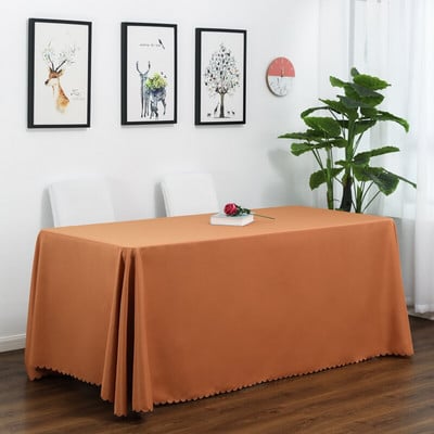 Staltiesės stačiakampis vestuvių vakarėliui dekoruoti Baltos staltiesės staltiesės namų viešbučių gimtadienio renginių dekorams