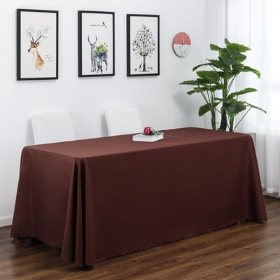 Staltiesės stačiakampis vestuvių vakarėliui dekoruoti Baltos staltiesės staltiesės namų viešbučių gimtadienio renginių dekorams