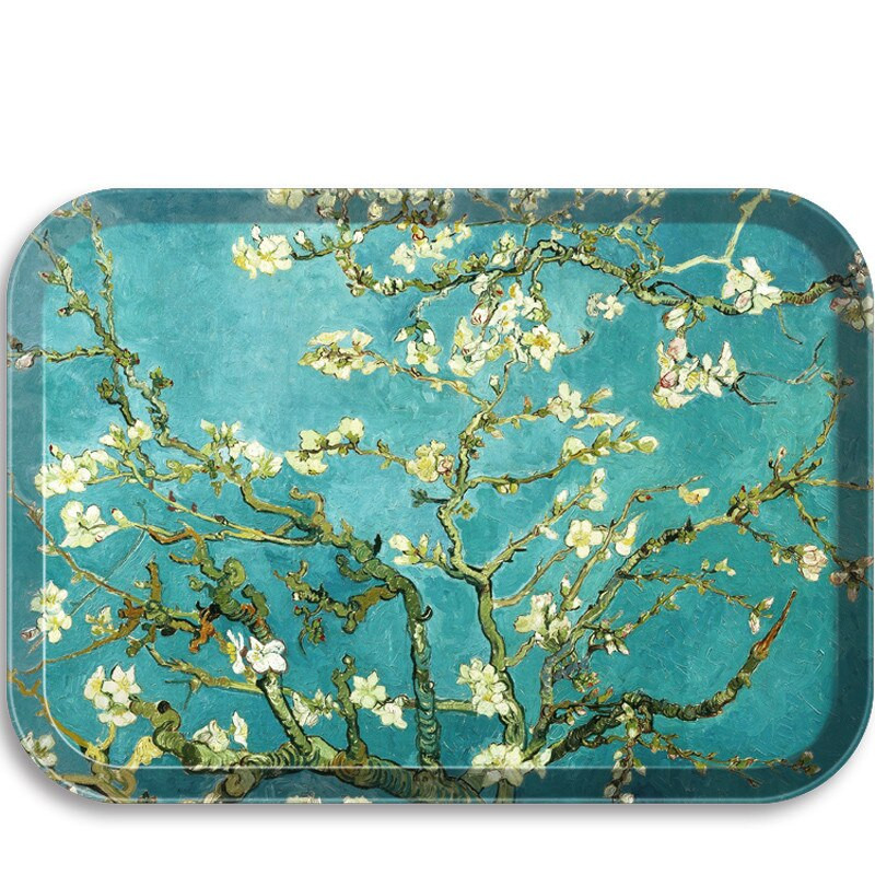 2db kiváló minőségű skandináv stílusú melamin tálaló, biztonságos gyorsétterem tálca, téglalap alakú tálalótál és tányérok, 12 hüvelykes