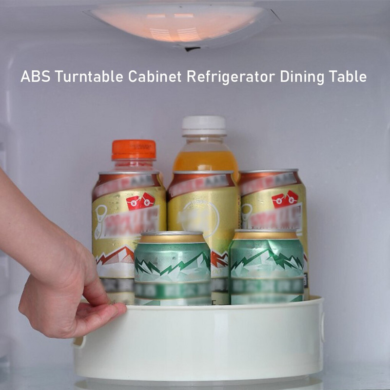 Virtuvė 360 laipsnių besisukanti prieskonių laikymo dėžutė butelių padėklas Šaldytuvas pagardų gėrimų lentynėlė buteliukai kosmetikos vaisių laikymo lentyna