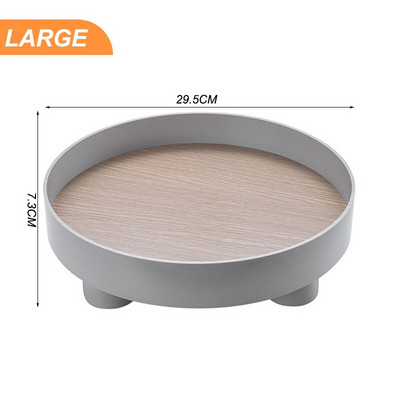 Šiuolaikiniai dekoratyviniai padėklai Namų dekoras Apvalus laikymo padėklas Organizatorius Šiaurės šalių meno padėklas Papuošalų padėklas Žvakidžių stovas Stalas Svetainė