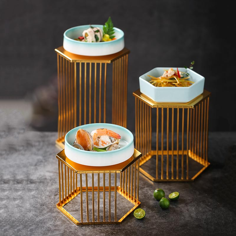 Pladanj za izlaganje za desert od kovanog željeza Desertni pladanj za voće Kućni kreativni pladanj za izlaganje kolača u dnevnoj sobi Kreativni stalak za izlaganje