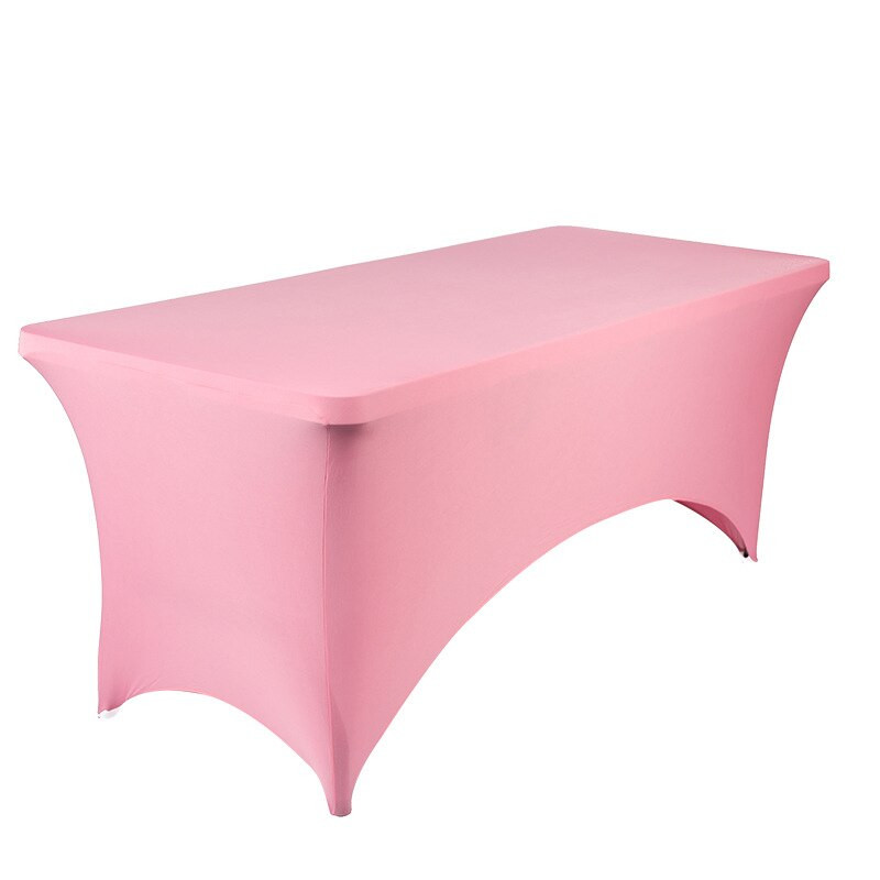 Stolnjak Pravokutna svadbena dugačka šipka Elastična rastezljiva spandex navlaka za stol Dugačka crna bijela krpa za stol za hotelske događaje i zabave