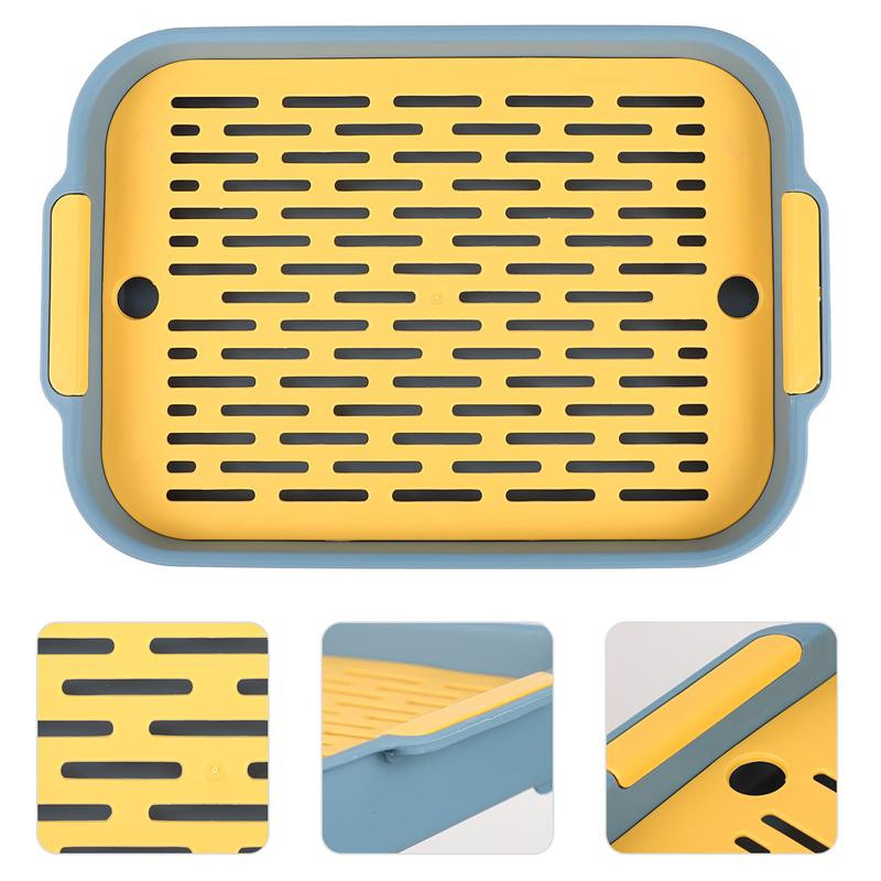 Tálca edénylefolyó deszka vízkonyha szárítólaphoz Kapacitás Tárolás kávé tea csepegtető csésze tartó Gyümölcsök leeresztése