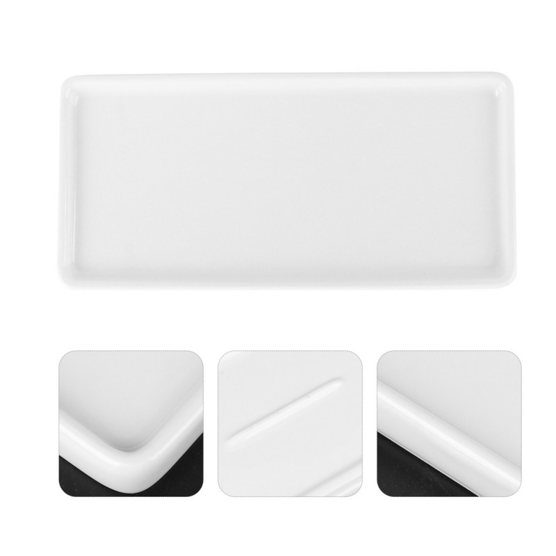 Tálca Ékszer Edény Kerámia Szervező Tároló Gyűrű Fürdőszoba Hidraulika Tartó Konyhai Tányér Kozmetikai Szappan Parfüm Törölköző