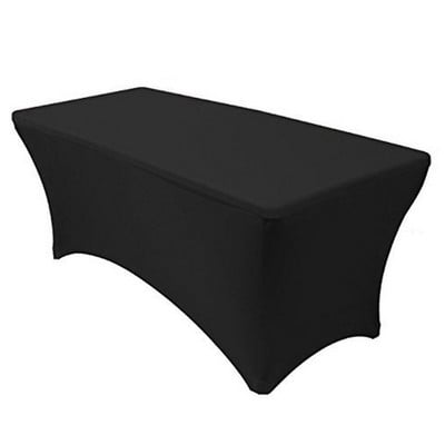 Koktailový vysoko elastický spandexový obrus na svadobný hotelový narodeninový stôl, bufetový obrus, dekorácia stola 183X76X74cm