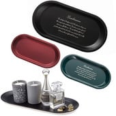 Nordic Fruit Snacks Ékszer Vitrin Fürdőszoba Hiússág Munkalap Aromaterápiás Illóolaj tartó Fém tárolótálca