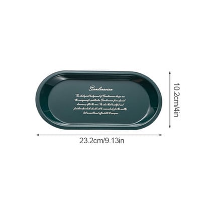 Nordic Fruit Snacks Ékszer Vitrin Fürdőszoba Hiússág Munkalap Aromaterápiás Illóolaj tartó Fém tárolótálca