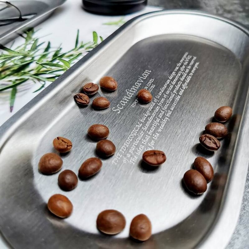 Nordic Fruit Snacks Ékszer Vitrin Fürdőszoba Hiússág Munkalap Aromaterápiás Illóolaj tartó Fém tárolótálca