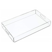 Tavă acrilică transparentă Farfurie acrilice pentru gustări Tavă pentru băuturi Tavă pentru gustări Tavă cu alimente Farfurie multifuncțională pentru depozitare Tavă pentru prosoape de baie