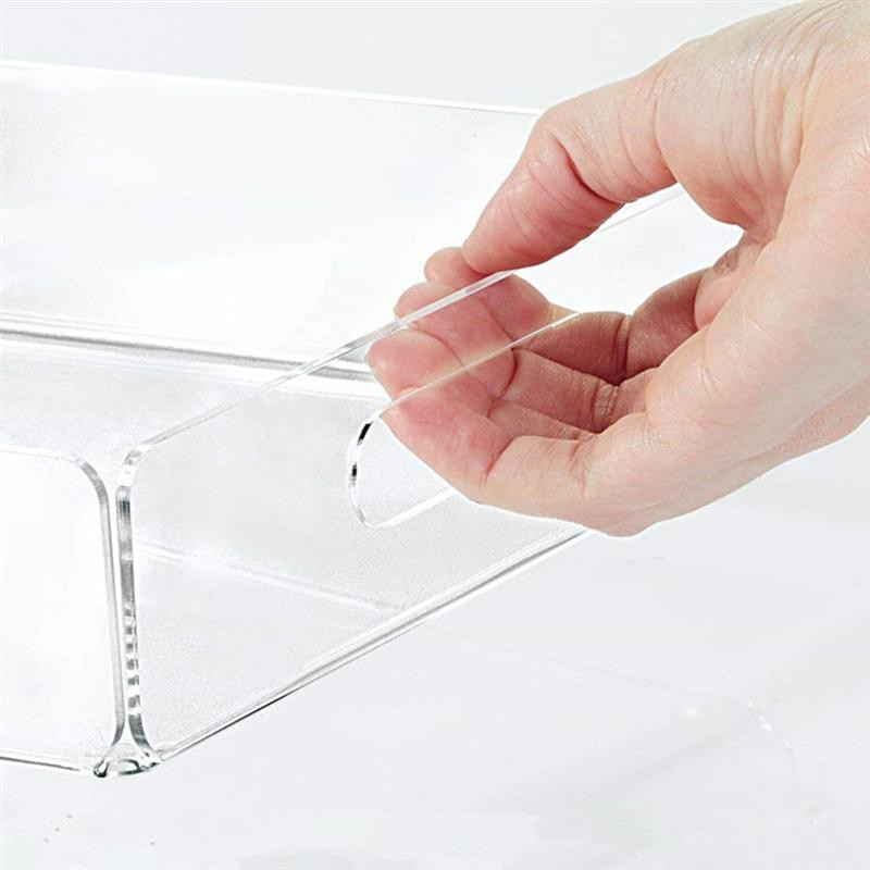 Tavă acrilică transparentă Farfurie acrilice pentru gustări Tavă pentru băuturi Tavă pentru gustări Tavă cu alimente Farfurie multifuncțională pentru depozitare Tavă pentru prosoape de baie