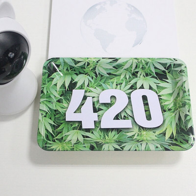 Metalni pladanj za motanje korova od 10 kom. Metalni pladanj za smotanje cigareta Biljni duhan Lim od bijelog lima Diskovi za dim cigarete Ladica za papir za cigarete