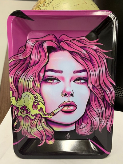 Metalni pladanj za motanje korova od 10 kom. Metalni pladanj za smotanje cigareta Biljni duhan Lim od bijelog lima Diskovi za dim cigarete Ladica za papir za cigarete