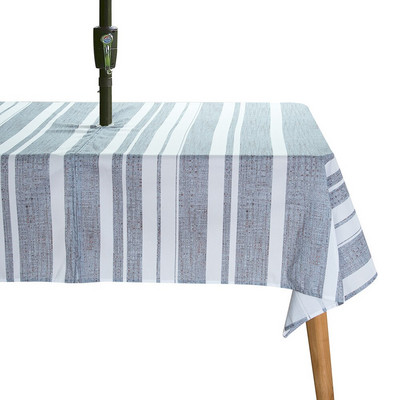 Față de masă impermeabilă în aer liber imprimată digital cu orificiu pentru fermoar Față de masă umbrelă de plajă Față de masă impermeabilă 29 de culori