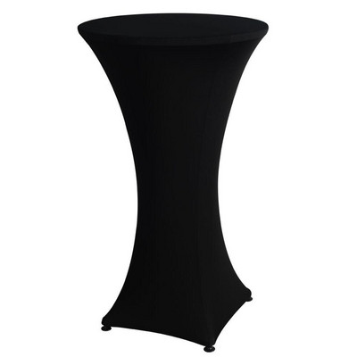 Vysoký obrus na koktailový stôl, 4 nohy, 60 cm, pózerský barový stôl, spandex, lycra, obrus, svadobná hostina, dekorácie na podujatia