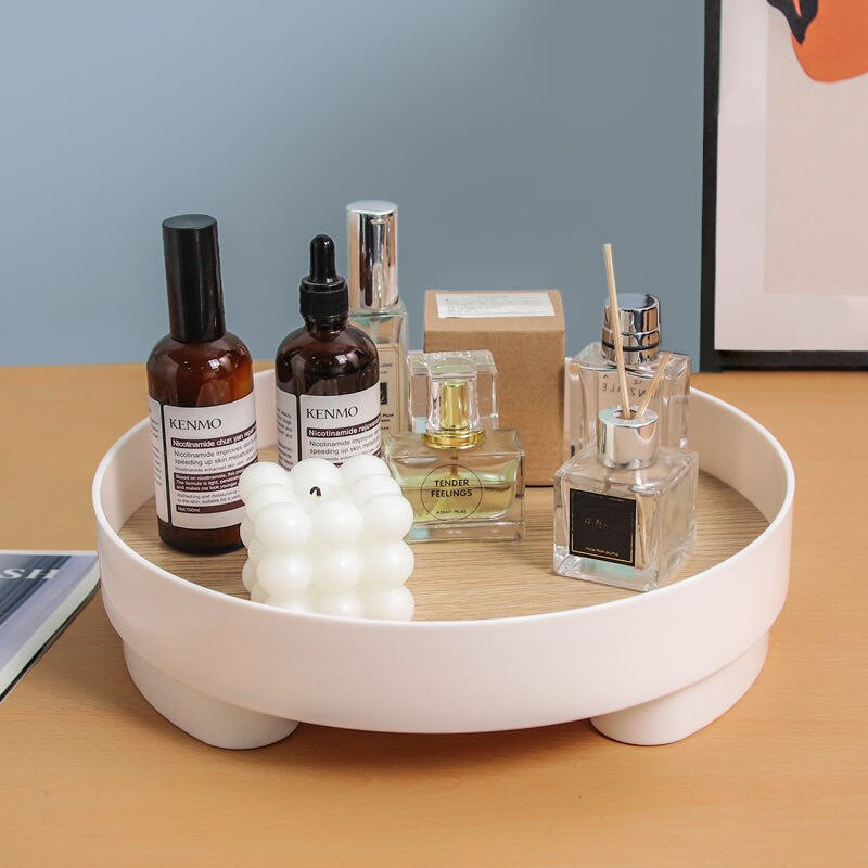 Ukrasni pladanj Kućni dekor Okrugli organizator Pladanj za pohranu Stolna šalica Kutija za pohranu Vaza Stalak za aromaterapiju Stalak za svijećnjake