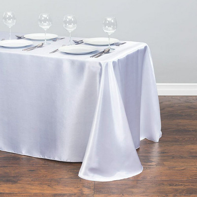 Pravokutni stolnjak Satenska tkanina Kvadratni stolnjak prikladan za zabavu na švedskom stolu, blagdansku večeru, dekoraciju banketa za vjenčanje