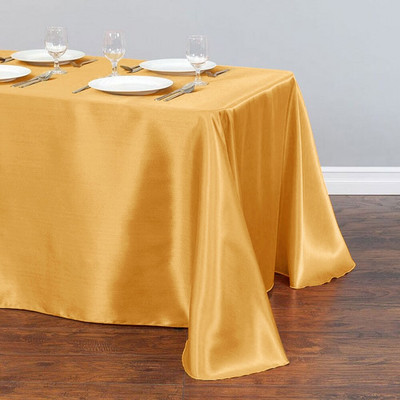 Pravokutni stolnjak Satenska tkanina Kvadratni stolnjak prikladan za zabavu na švedskom stolu, blagdansku večeru, dekoraciju banketa za vjenčanje