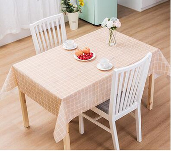 Nordijski perivi PVC stolnjak Vodootporni plastični stolnjak za jednokratnu upotrebu Prekrivač za stol Pravokutna mušena tkanina Stolna krpa