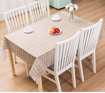 Nordijski perivi PVC stolnjak Vodootporni plastični stolnjak za jednokratnu upotrebu Prekrivač za stol Pravokutna mušena tkanina Stolna krpa