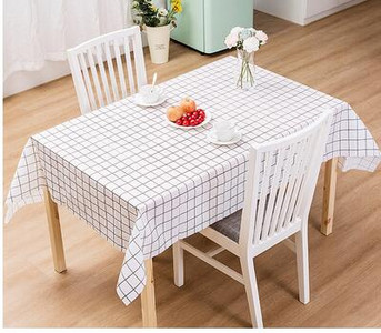 Nordijski perivi PVC stolnjak Vodootporni plastični stolnjak za jednokratnu upotrebu Prekrivač za stol Pravokutna mušena tkanina Stolna krpa
