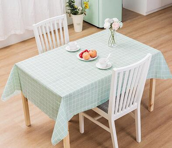 Nordijski perivi PVC stolnjak Vodootporni plastični stolnjak za jednokratnu upotrebu Prekrivač za stol Pravokutna mušena tkanina Stolna krpa